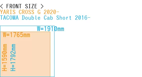 #YARIS CROSS G 2020- + TACOMA Double Cab Short 2016-